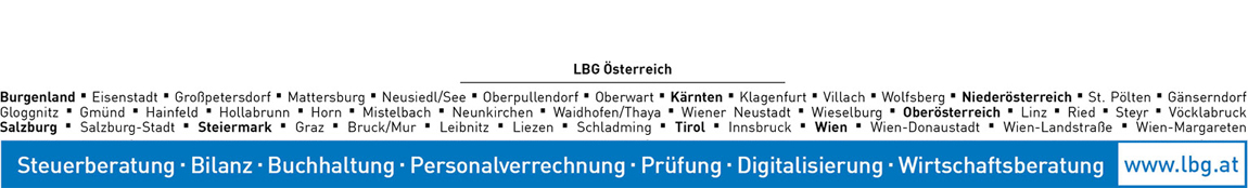 Jobs bei LBG Österreich GmbH Wirtschaftsprüfung & Steuerberatung